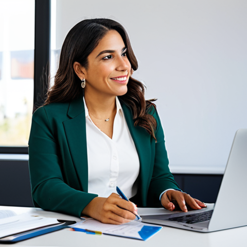 Prioritizing Life**
A professional Latina life coach in appropriate attire, conducting a workshop on goal setting in a bright, modern co-working space, fully clothed, safe for work, perfect anatomy, natural proportions, professional setting, modest clothing, family-friendly, appropriate content.
**