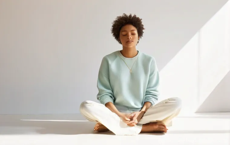 자기 성찰을 통해 성격 개선하기 - **Prompt 1: Inner Compass and Self-Discovery**
A serene and contemplative person of ambiguous ge...